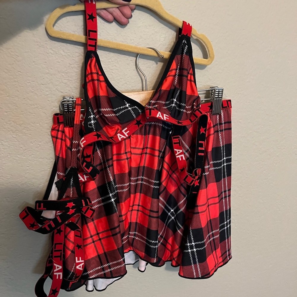 Schoolgirl 3 piece costume lingerie set